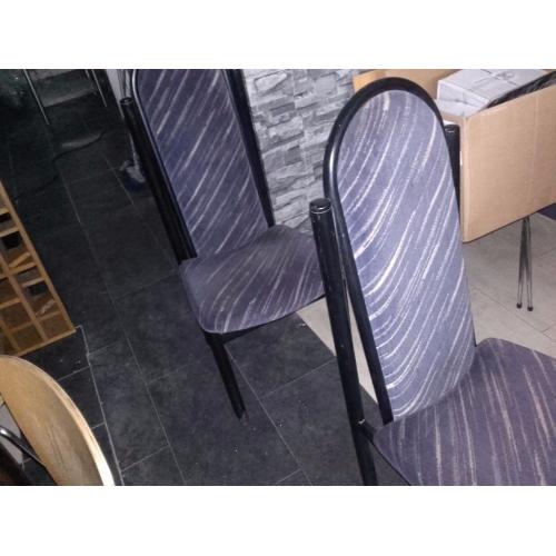 Blue cushion chairs sale for one pair