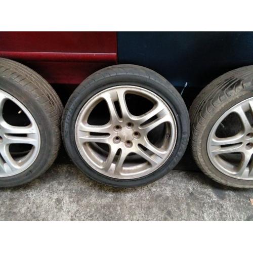 SUBARU IMPREZA 17" ALLOYS AND TYRES