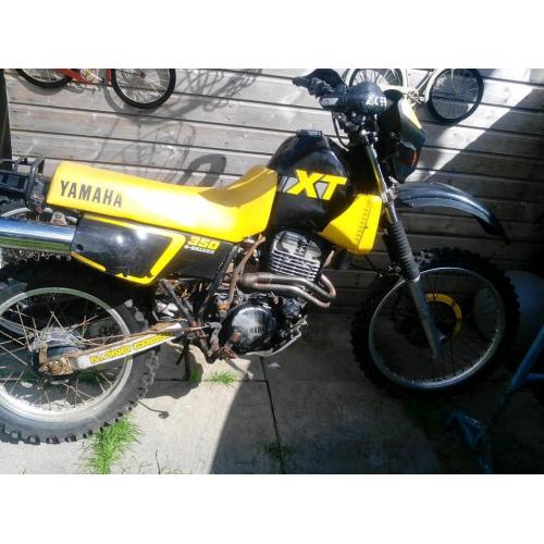 Yamaha motorcycle XT 350.