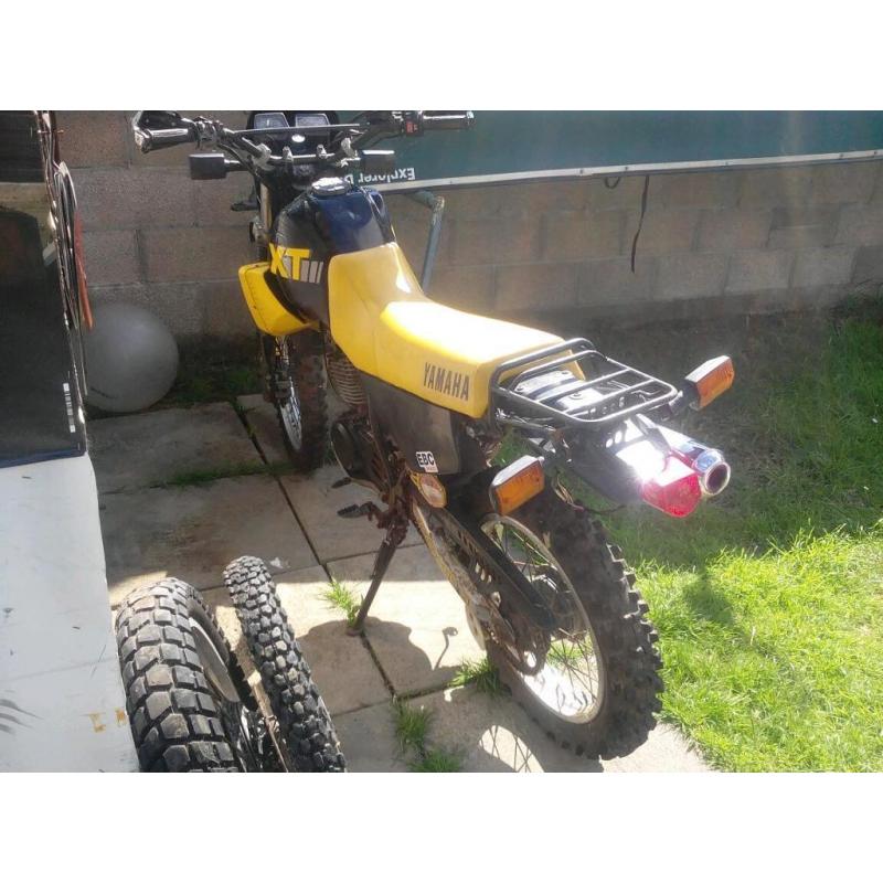 Yamaha motorcycle XT 350.