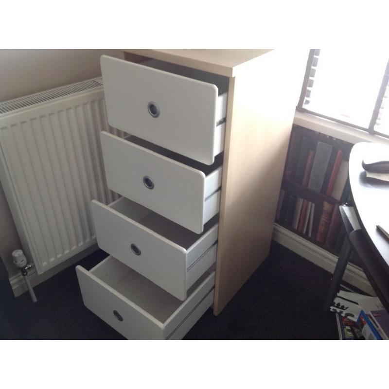 LARGE 4 DRAWER CHEST IN BEECH
