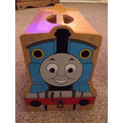 RARE! Solid wood Thomas carry case/storage