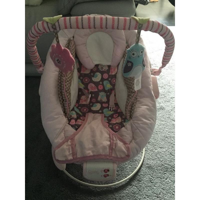 Baby girls bouncer