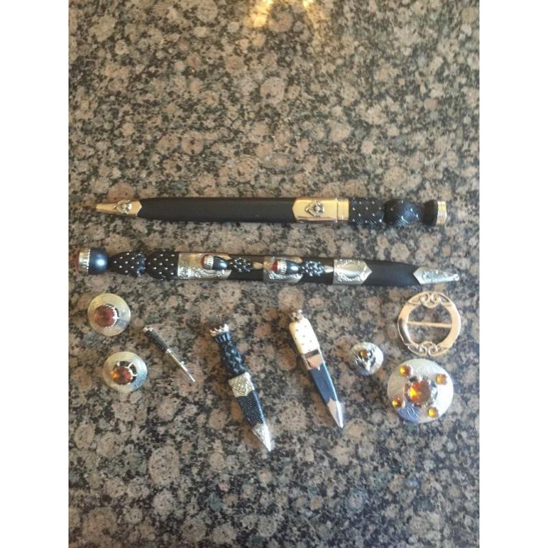 Highland kilt accessories