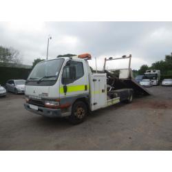 2001 - Y - MITSUBISHI CANTER 4X2 7.5TON BONIFACE TILT & SLIDE RECOVERY