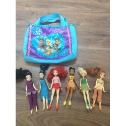 Disney Pixie Hollow fairies and bag