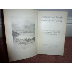 Highways & Byways in Galloway Carrick Rev CH Dick Illust Hugh Thomson 1919 - COLLECTIBLE