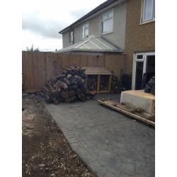 Logs free for collection, by Sunday eve. 07788704827