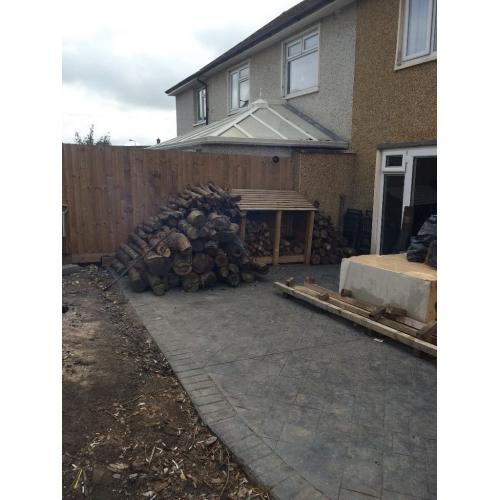 Logs free for collection, by Sunday eve. 07788704827