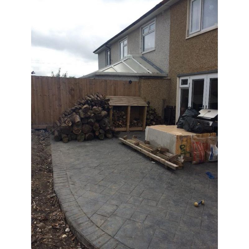 Logs free for collection, by Sunday eve. 07788704827