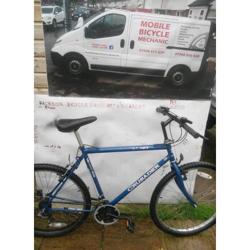 Mountain bike blue
