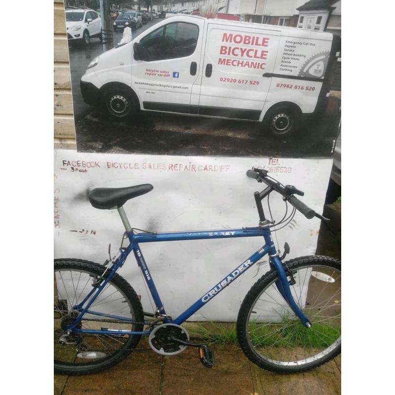 Mountain bike blue