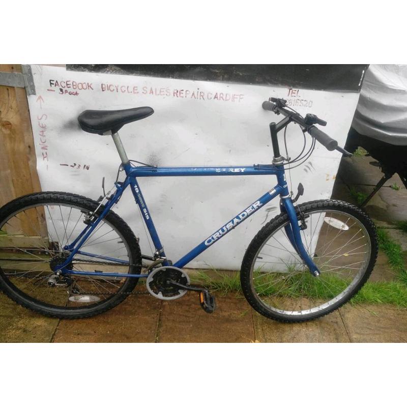 Mountain bike blue