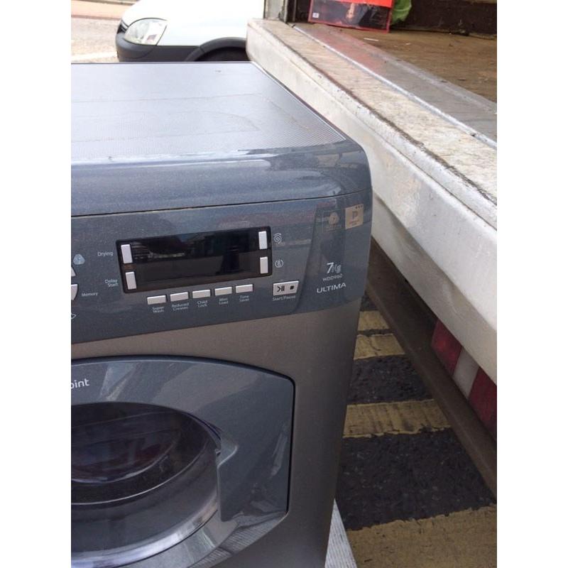 Hotpoint Silver Washer Dryer