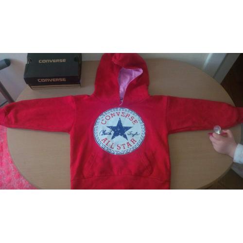converse hoddie age2 girls