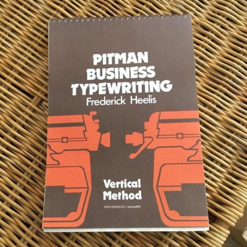 Original Pitman Business Typewriting manual