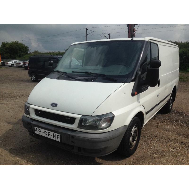 VERY CLEAN LEFT HAND DRIVE FORD TRANSIT VAN, DRIVES PERFECTLY, GOOD LOAD SPACE, PAPERS SORTED.CALL
