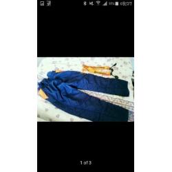 HUSQUVARNA CHAINSAW TROUSERS & BRACES 36 - 38"