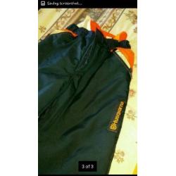 HUSQUVARNA CHAINSAW TROUSERS & BRACES 36 - 38"