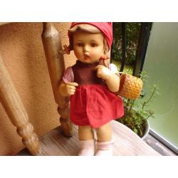 Little shopper----Hummel Rubber Doll----for the collector
