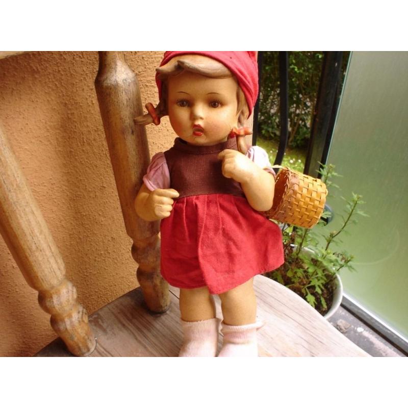 Little shopper----Hummel Rubber Doll----for the collector