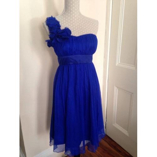 One shoulder dress, size 10