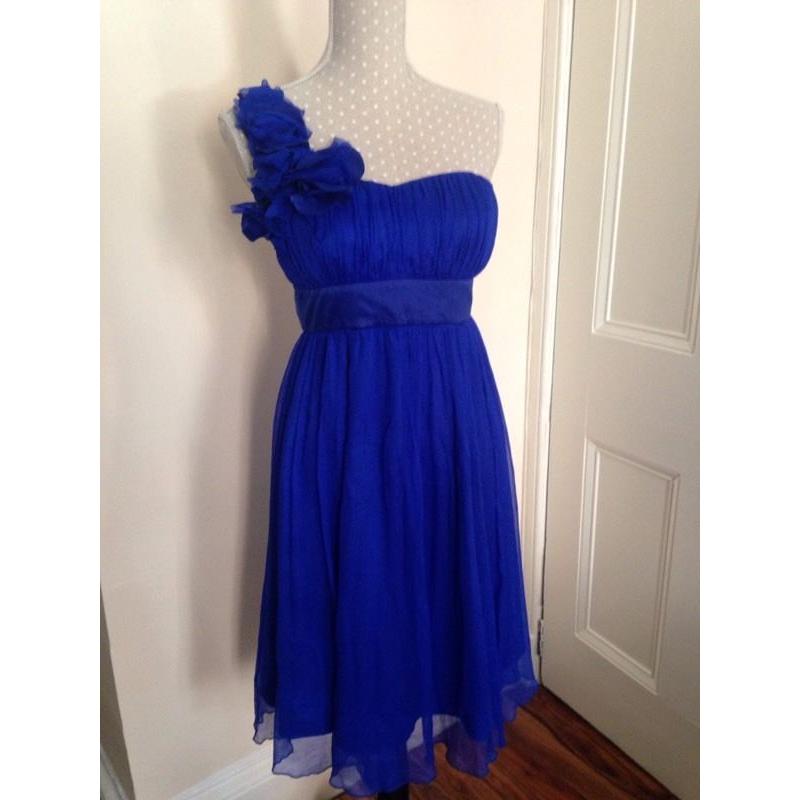 One shoulder dress, size 10