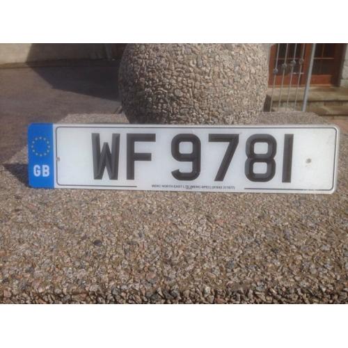 PRIVATE REG FOR SALE. (WF 9781)