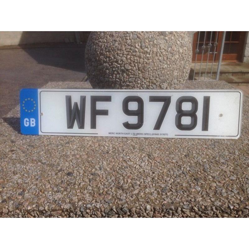 PRIVATE REG FOR SALE. (WF 9781)