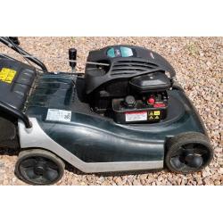 'Hayter' Spirit 41 petrol push rear lawnmower. with extras free