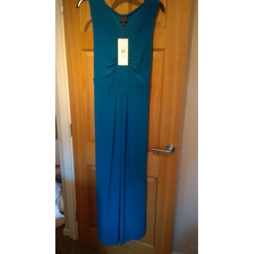 Size 28 Strapless Teal Maxi Dress from Ann Harvey. Brand new with tags