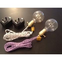 Two Hanging Edison Lightbulbs To Brighten Up Any Home