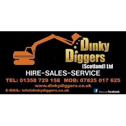 SELF DRIVE MICRO DIGGER / MINI DIGGER & PLANT HIRE OR WITH OPERATOR