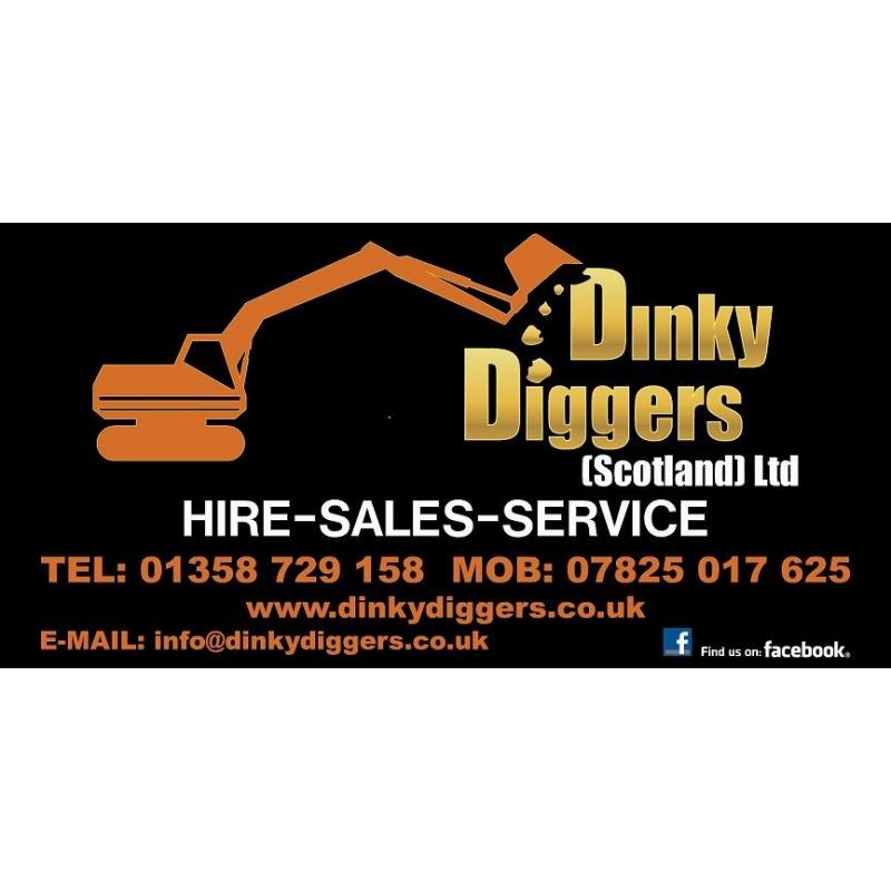 SELF DRIVE MICRO DIGGER / MINI DIGGER & PLANT HIRE OR WITH OPERATOR