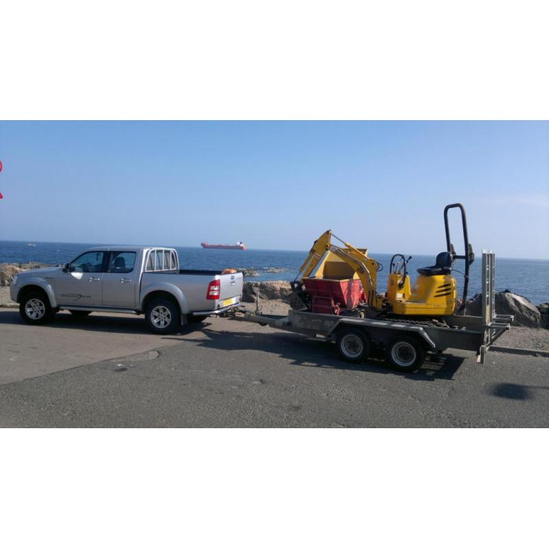 SELF DRIVE MICRO DIGGER / MINI DIGGER & PLANT HIRE OR WITH OPERATOR