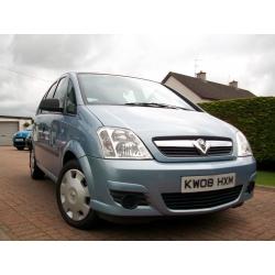 2008 VAUXHALL MERIVA 1.4 ONLY 44000 GENUINE MILES