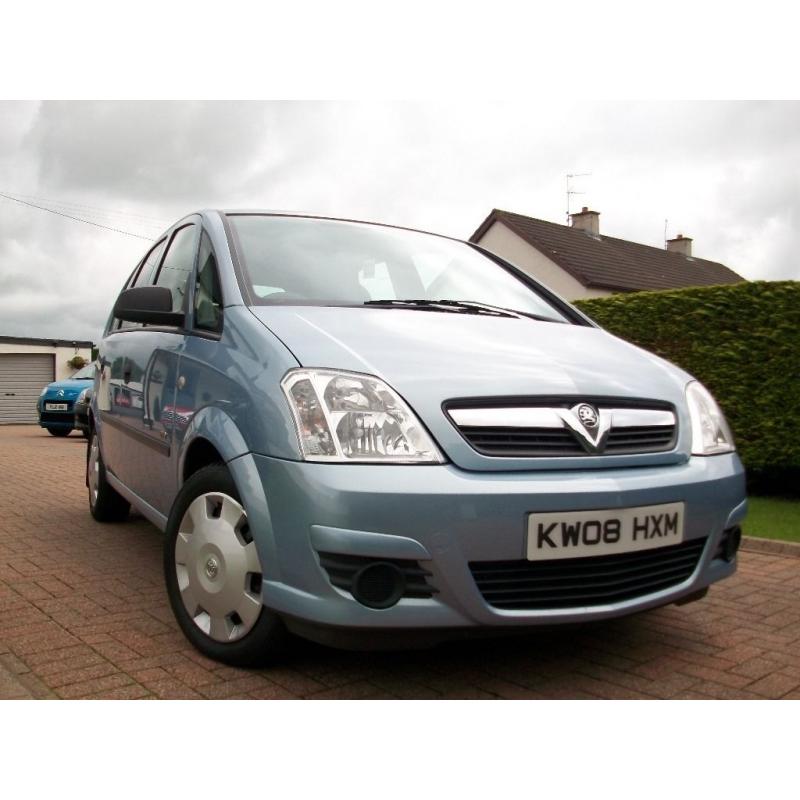 2008 VAUXHALL MERIVA 1.4 ONLY 44000 GENUINE MILES