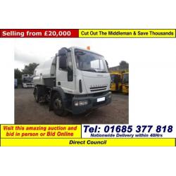 2008 - 58 - IVECO 150E22 15TON VT650 JOHNSON SWEEPER (GUIDE PRICE)