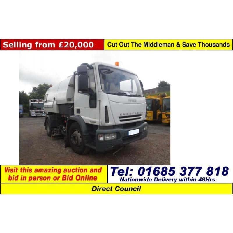 2008 - 58 - IVECO 150E22 15TON VT650 JOHNSON SWEEPER (GUIDE PRICE)