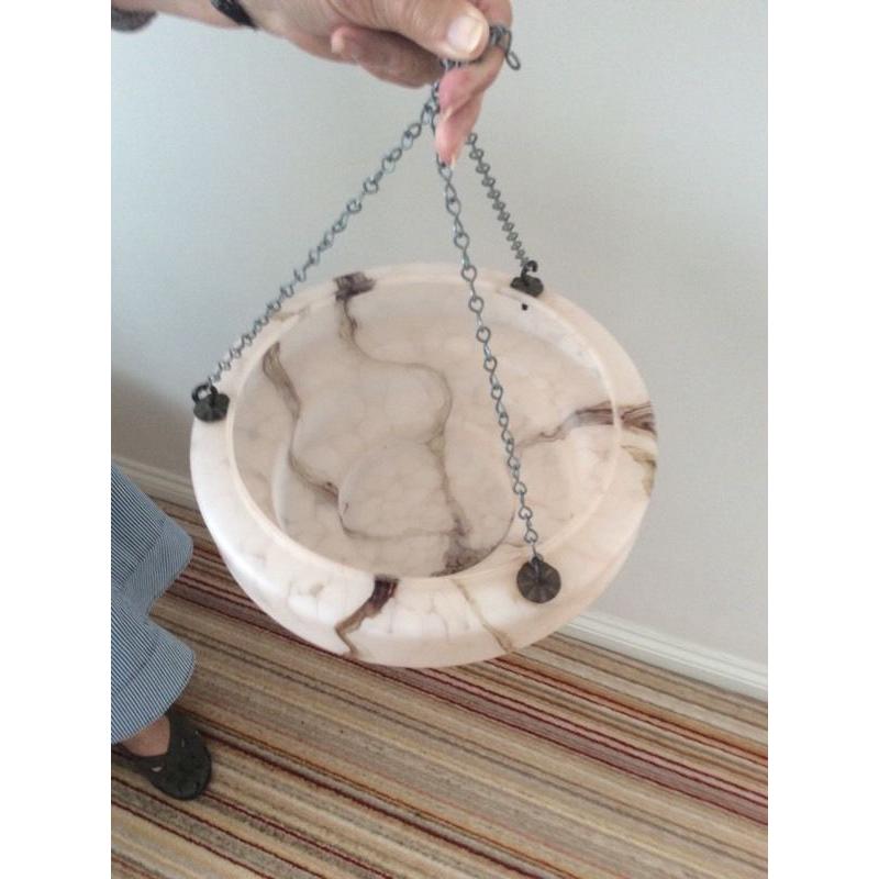 1930/40 glass ceiling light shade