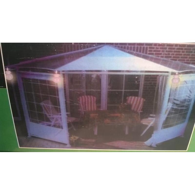 BRAND NEW BOXED LARGE GLOBE GAZEBO / PARASOL LIGHTS