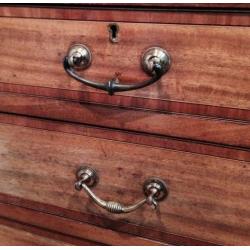 Antique Edwardian Chest of Drawers with Dressing Table Style Mirror Top