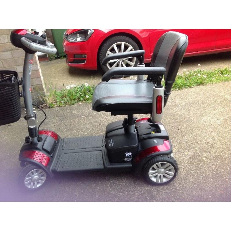 TGA Eclipse mobility scooter hardly used, 4 years old.