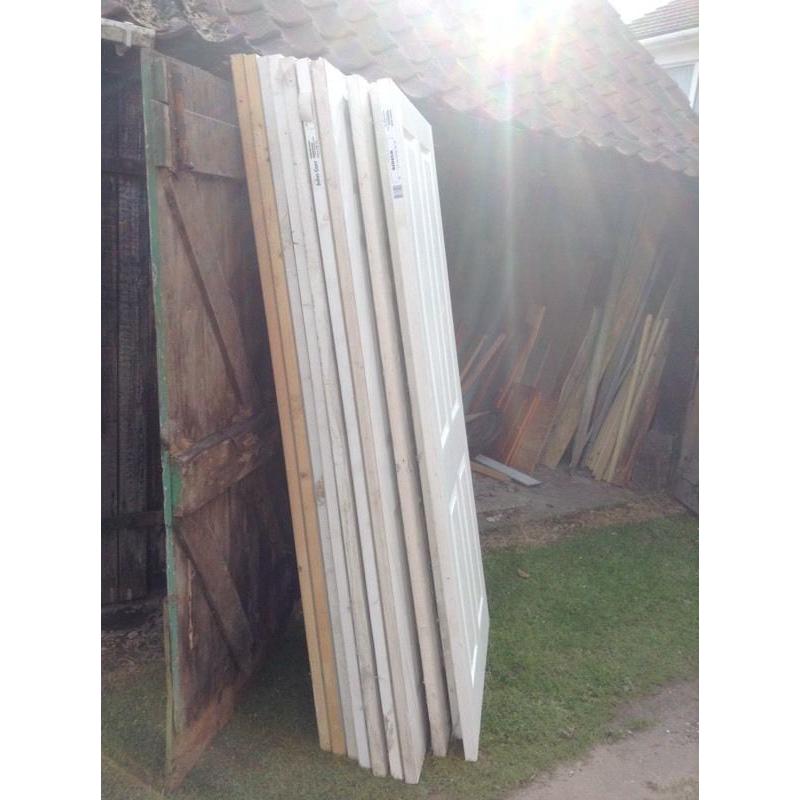 Moulded 6 panel doors