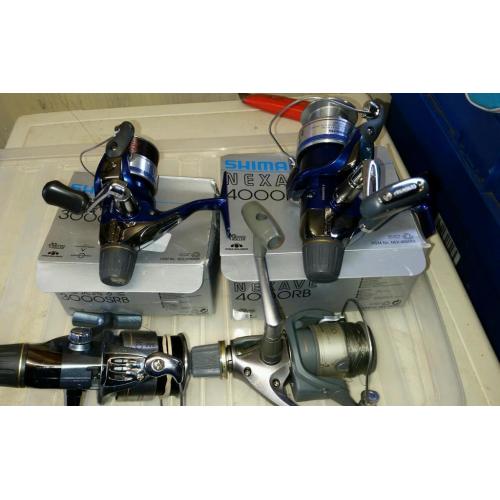 Various fishing reels for sale