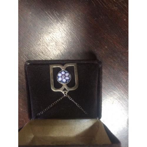 Caithness glass silver pendant