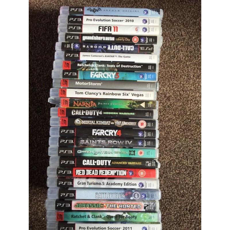 PS3 games x23