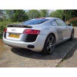 !!FULL AUDI HISTORY!! AUDI R8 4.2 V8 R-TRONIC / 43K MILES / 12 MONTHS MOT / IMMACULATE CONDITION