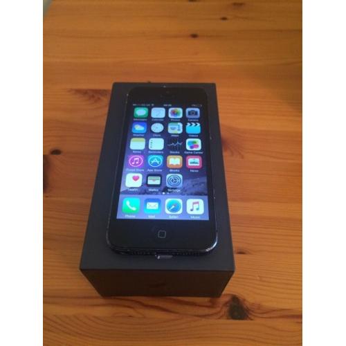 Black iPhone 5 (O2, free delivery, more phones available)