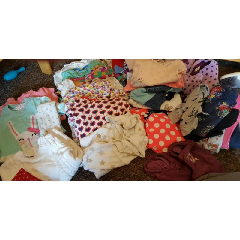 Girls 9-12 and 12-18m clothes bundle